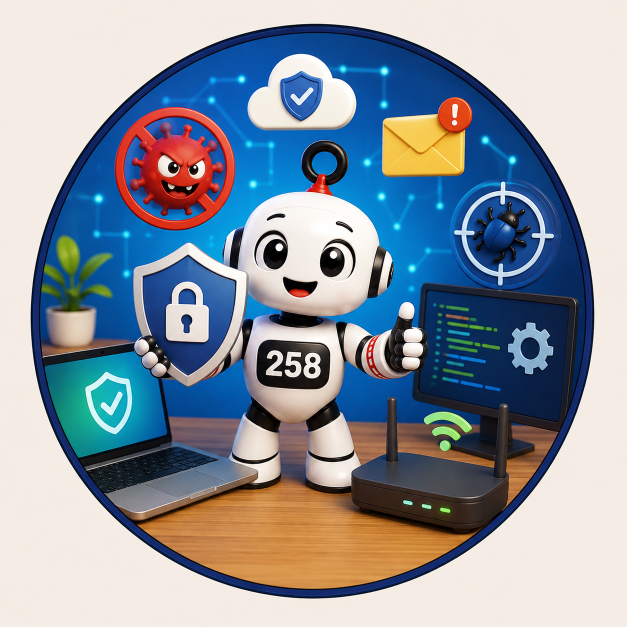 KIBO a aprender sobre v&iacute;rus e seguran&ccedil;a digital